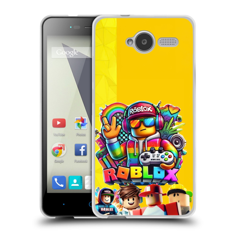 Пластиковый чехол на ZTE Blade L3 с принтом Roblox Роблокс Пластиковый чехол на ZTE Blade L3 с принтом Roblox Роблокс