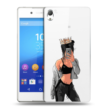Пластиковый чехол на Sony Xperia Z3+ с принтом Женские принты Пластиковый чехол на Sony Xperia Z3+ с принтом Женские принты