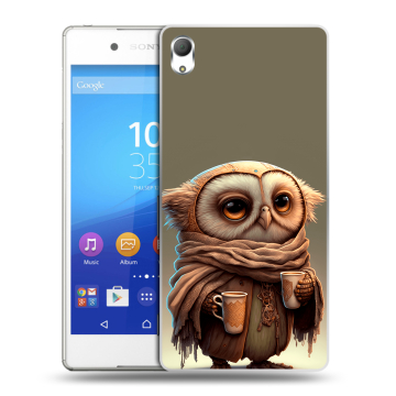 Пластиковый чехол на Sony Xperia Z3+ с принтом Сова Пластиковый чехол на Sony Xperia Z3+ с принтом Сова