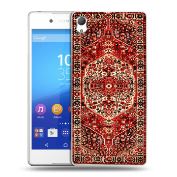 Пластиковый чехол на Sony Xperia Z3+ с принтом Ковер