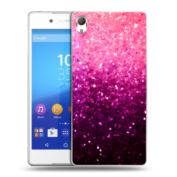 Пластиковый чехол на Sony Xperia Z3+ с принтом Блестки Пластиковый чехол на Sony Xperia Z3+ с принтом Блестки