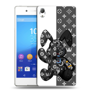 Пластиковый чехол на Sony Xperia Z3+ с принтом Луи робот