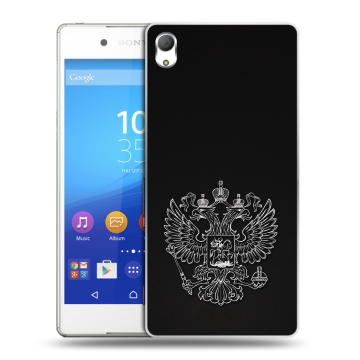 Пластиковый чехол на Sony Xperia Z3+ с принтом Герб России