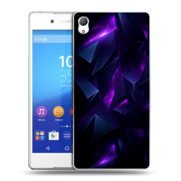 Пластиковый чехол на Sony Xperia Z3+ с принтом Абстракиция
