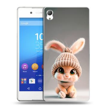 Пластиковый чехол на Sony Xperia Z3+ с принтом Кролик Пластиковый чехол на Sony Xperia Z3+ с принтом Кролик