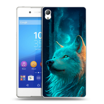 Пластиковый чехол на Sony Xperia Z3+ с принтом бабочки саккура Пластиковый чехол на Sony Xperia Z3+ с принтом бабочки саккура