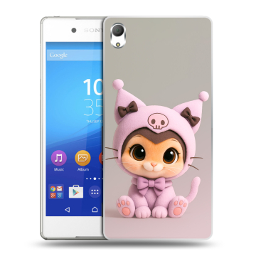 Пластиковый чехол на Sony Xperia Z3+ с принтом Куроми Kuromi 