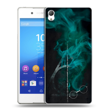 Пластиковый чехол на Sony Xperia Z3+ с принтом Гарри Поттер Harry Potter
