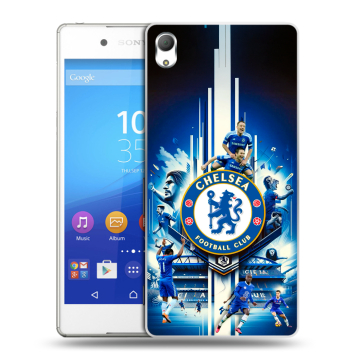 Пластиковый чехол на Sony Xperia Z3+ с принтом Chelsea Челси Пластиковый чехол на Sony Xperia Z3+ с принтом Chelsea Челси