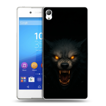 Пластиковый чехол на Sony Xperia Z3+ с принтом Волк Пластиковый чехол на Sony Xperia Z3+ с принтом Волк