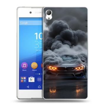 Пластиковый чехол на Sony Xperia Z3+ с принтом BMW БМВ Пластиковый чехол на Sony Xperia Z3+ с принтом BMW БМВ