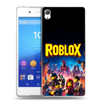 Пластиковый чехол на Sony Xperia Z3+ с принтом Roblox Роблокс Пластиковый чехол на Sony Xperia Z3+ с принтом Roblox Роблокс