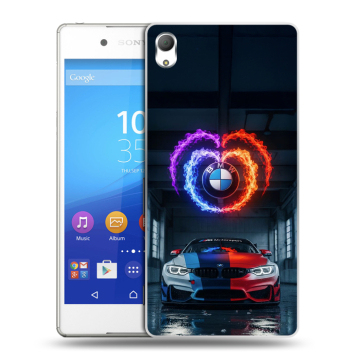 Пластиковый чехол на Sony Xperia Z3+ с принтом BMW БМВ Пластиковый чехол на Sony Xperia Z3+ с принтом BMW БМВ