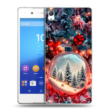 Пластиковый чехол на Sony Xperia Z3+ с принтом Новый год Пластиковый чехол на Sony Xperia Z3+ с принтом Новый год