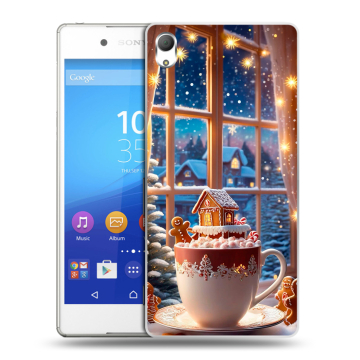 Пластиковый чехол на Sony Xperia Z3+ с принтом Новый год Пластиковый чехол на Sony Xperia Z3+ с принтом Новый год