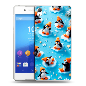 Пластиковый чехол на Sony Xperia Z3+ с принтом Новый год Пластиковый чехол на Sony Xperia Z3+ с принтом Новый год