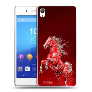Пластиковый чехол на Sony Xperia Z3+ с принтом Новый год Пластиковый чехол на Sony Xperia Z3+ с принтом Новый год