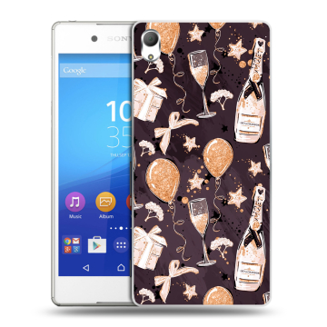 Пластиковый чехол на Sony Xperia Z3+ с принтом Новый год Пластиковый чехол на Sony Xperia Z3+ с принтом Новый год
