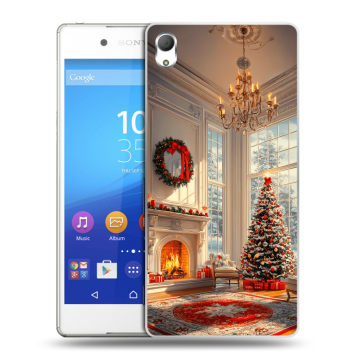 Пластиковый чехол на Sony Xperia Z3+ с принтом Новый год Пластиковый чехол на Sony Xperia Z3+ с принтом Новый год