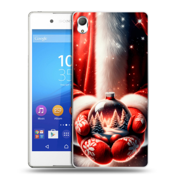 Пластиковый чехол на Sony Xperia Z3+ с принтом Новый год Пластиковый чехол на Sony Xperia Z3+ с принтом Новый год