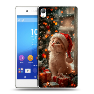 Пластиковый чехол на Sony Xperia Z3+ с принтом Новый год Пластиковый чехол на Sony Xperia Z3+ с принтом Новый год