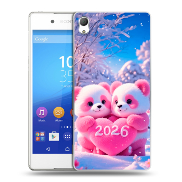 Пластиковый чехол на Sony Xperia Z3+ с принтом Новый год Пластиковый чехол на Sony Xperia Z3+ с принтом Новый год