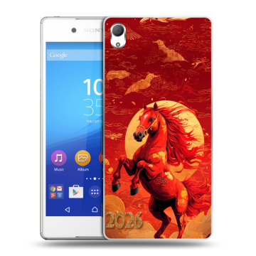 Пластиковый чехол на Sony Xperia Z3+ с принтом Новый год Пластиковый чехол на Sony Xperia Z3+ с принтом Новый год