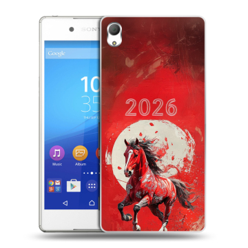 Пластиковый чехол на Sony Xperia Z3+ с принтом Новый год Пластиковый чехол на Sony Xperia Z3+ с принтом Новый год