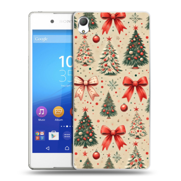 Пластиковый чехол на Sony Xperia Z3+ с принтом Новый год Пластиковый чехол на Sony Xperia Z3+ с принтом Новый год