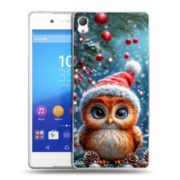 Пластиковый чехол на Sony Xperia Z3+ с принтом Новый год Пластиковый чехол на Sony Xperia Z3+ с принтом Новый год