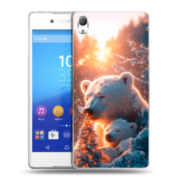 Пластиковый чехол на Sony Xperia Z3+ с принтом Новый год Пластиковый чехол на Sony Xperia Z3+ с принтом Новый год