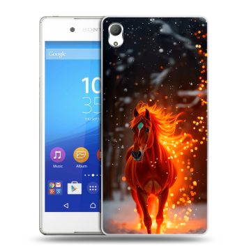 Пластиковый чехол на Sony Xperia Z3+ с принтом Новый год Пластиковый чехол на Sony Xperia Z3+ с принтом Новый год