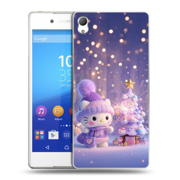 Пластиковый чехол на Sony Xperia Z3+ с принтом Новый год Пластиковый чехол на Sony Xperia Z3+ с принтом Новый год