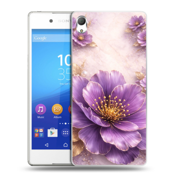 Пластиковый чехол на Sony Xperia Z3+ с принтом женский