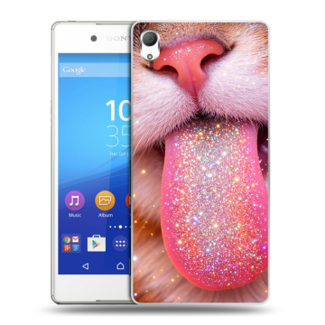 Пластиковый чехол на Sony Xperia Z3+ с принтом для девочек