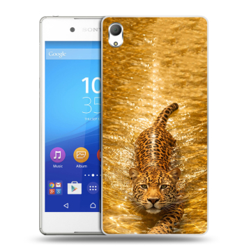 Пластиковый чехол на Sony Xperia Z3+ с принтом женский