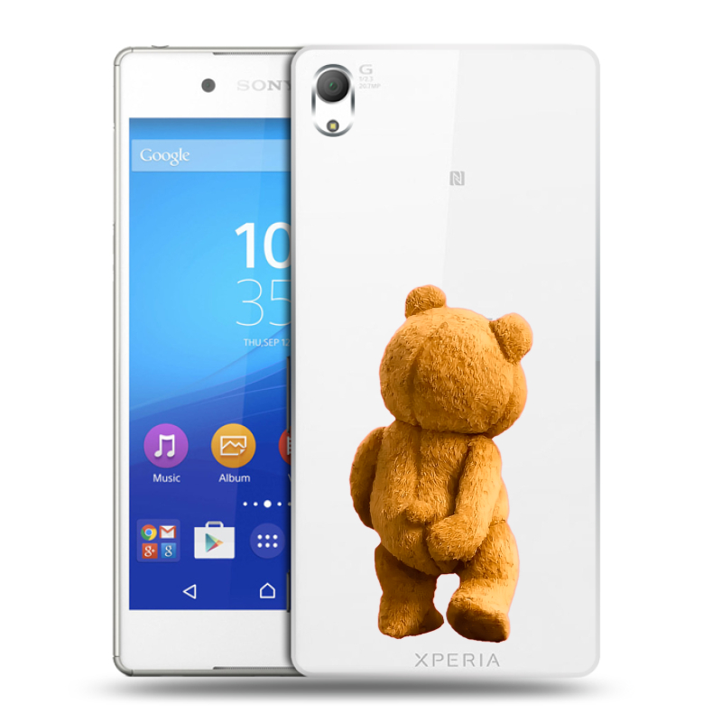 Пластиковый чехол на Sony Xperia Z3+ с принтом Медведь Пластиковый чехол на Sony Xperia Z3+ с принтом Медведь