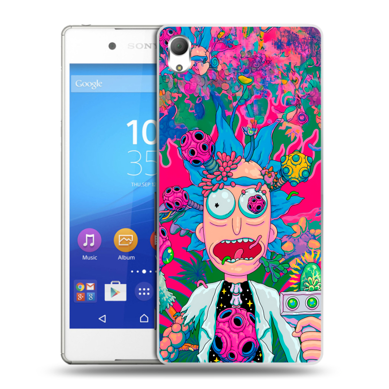 Пластиковый чехол на Sony Xperia Z3+ с принтом Рик и Морти Rick Morty Пластиковый чехол на Sony Xperia Z3+ с принтом Рик и Морти Rick Morty