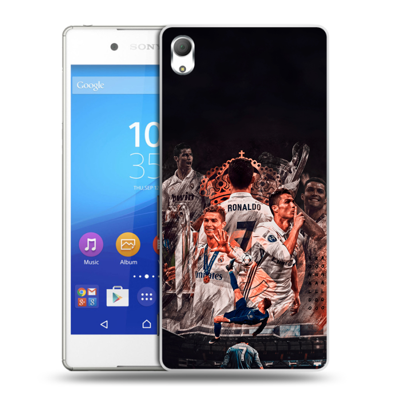 Пластиковый чехол на Sony Xperia Z3+ с принтом Реал Роналдо Real Ronaldo Пластиковый чехол на Sony Xperia Z3+ с принтом Реал Роналдо Real Ronaldo