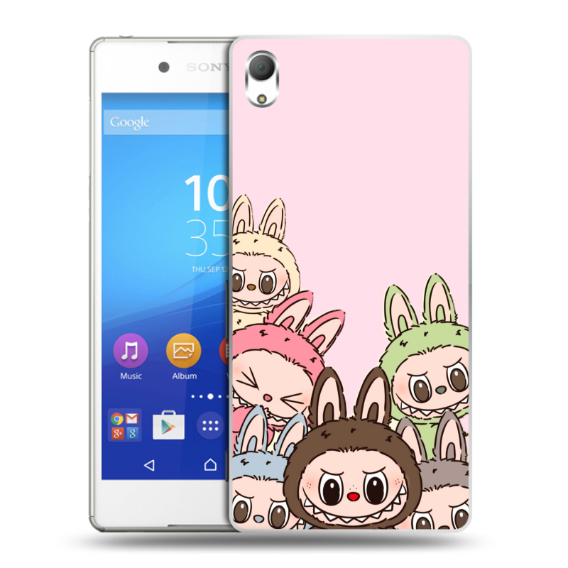 Пластиковый чехол на Sony Xperia Z3+ с принтом Лабубу Пластиковый чехол на Sony Xperia Z3+ с принтом Лабубу