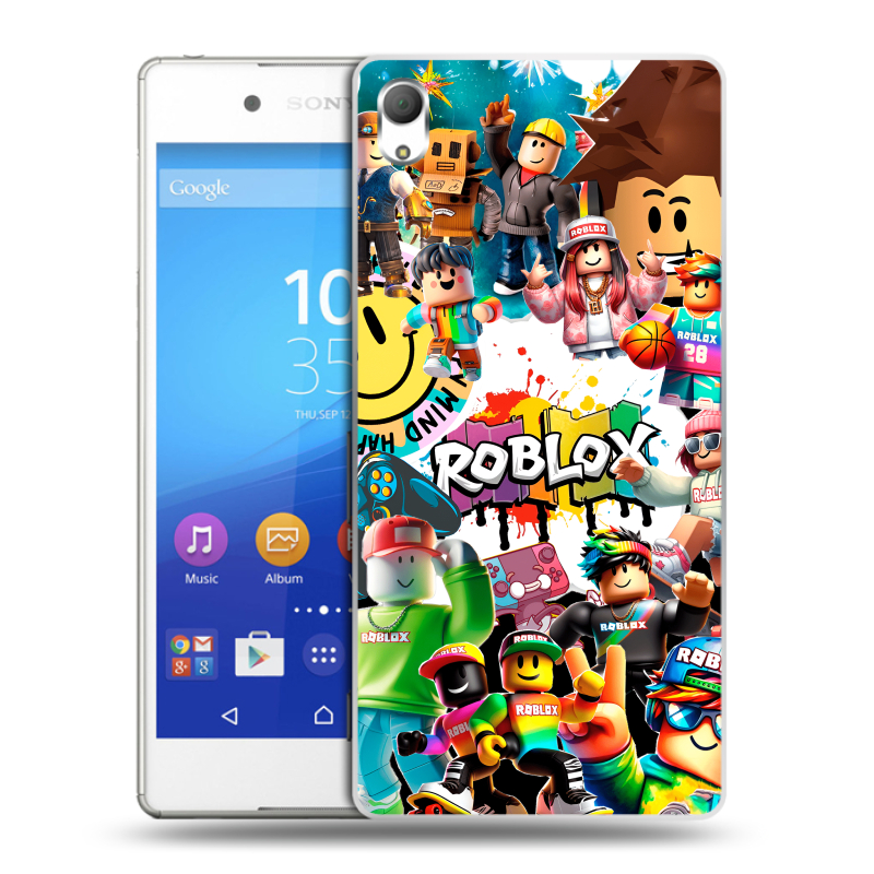 Пластиковый чехол на Sony Xperia Z3+ с принтом Roblox Роблокс Пластиковый чехол на Sony Xperia Z3+ с принтом Roblox Роблокс