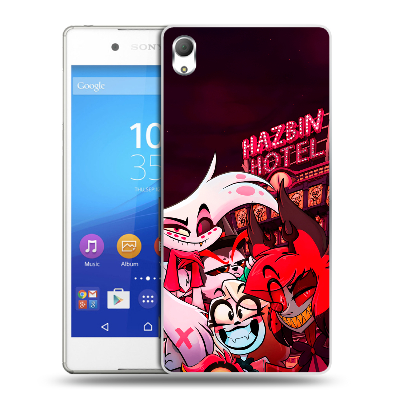 Пластиковый чехол на Sony Xperia Z3+ с принтом Hazbin Hotel Отель Хазбин Пластиковый чехол на Sony Xperia Z3+ с принтом Hazbin Hotel Отель Хазбин