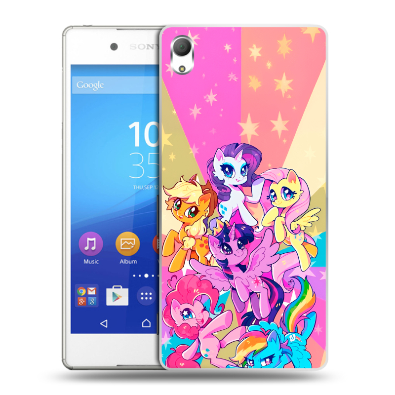 Пластиковый чехол на Sony Xperia Z3+ с принтом My little pony Дружба чудо Пластиковый чехол на Sony Xperia Z3+ с принтом My little pony Дружба чудо