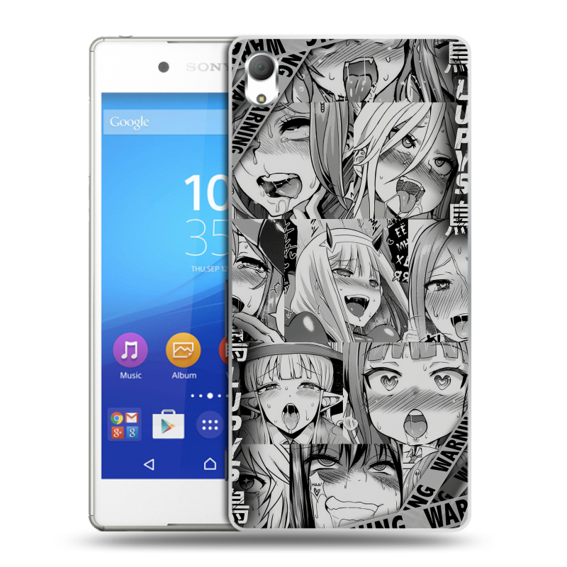 Пластиковый чехол на Sony Xperia Z3+ с принтом Ahegao Ахегао Аниме Пластиковый чехол на Sony Xperia Z3+ с принтом Ahegao Ахегао Аниме