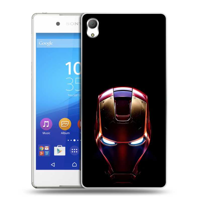 Пластиковый чехол на Sony Xperia Z3+ с принтом IronMan Железный человек Пластиковый чехол на Sony Xperia Z3+ с принтом IronMan Железный человек
