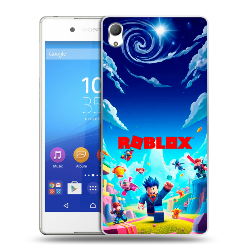 Пластиковый чехол на Sony Xperia Z3+ с принтом Roblox Роблокс Пластиковый чехол на Sony Xperia Z3+ с принтом Roblox Роблокс