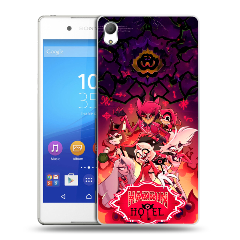 Пластиковый чехол на Sony Xperia Z3+ с принтом Hazbin Hotel Отель Хазбин Пластиковый чехол на Sony Xperia Z3+ с принтом Hazbin Hotel Отель Хазбин