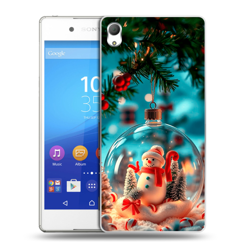 Пластиковый чехол на Sony Xperia Z3+ с принтом Новый год Пластиковый чехол на Sony Xperia Z3+ с принтом Новый год