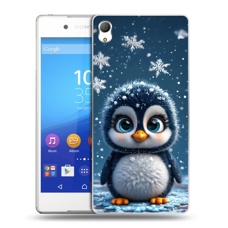 Пластиковый чехол на Sony Xperia Z3+ с принтом Новый год Пластиковый чехол на Sony Xperia Z3+ с принтом Новый год
