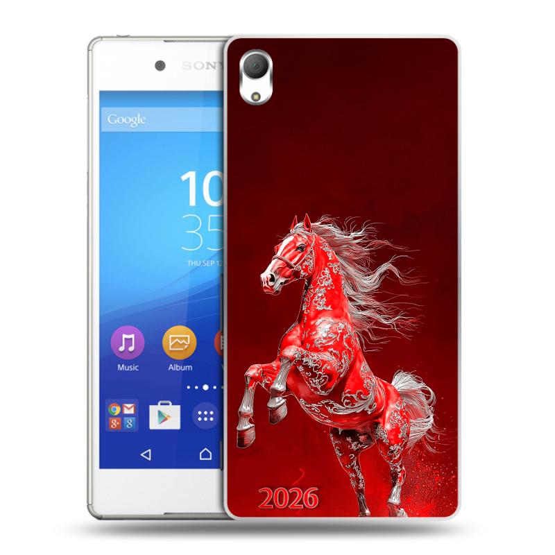 Пластиковый чехол на Sony Xperia Z3+ с принтом Новый год Пластиковый чехол на Sony Xperia Z3+ с принтом Новый год
